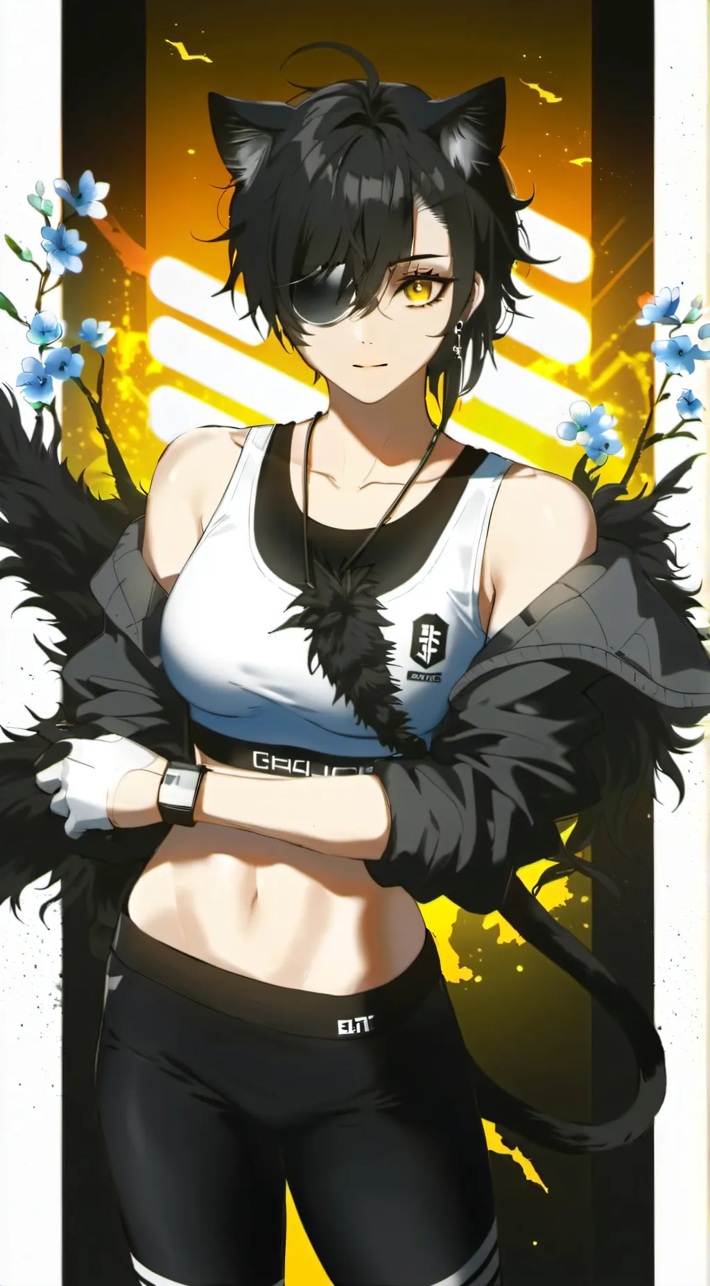 ai character: 🌸sahara hud background