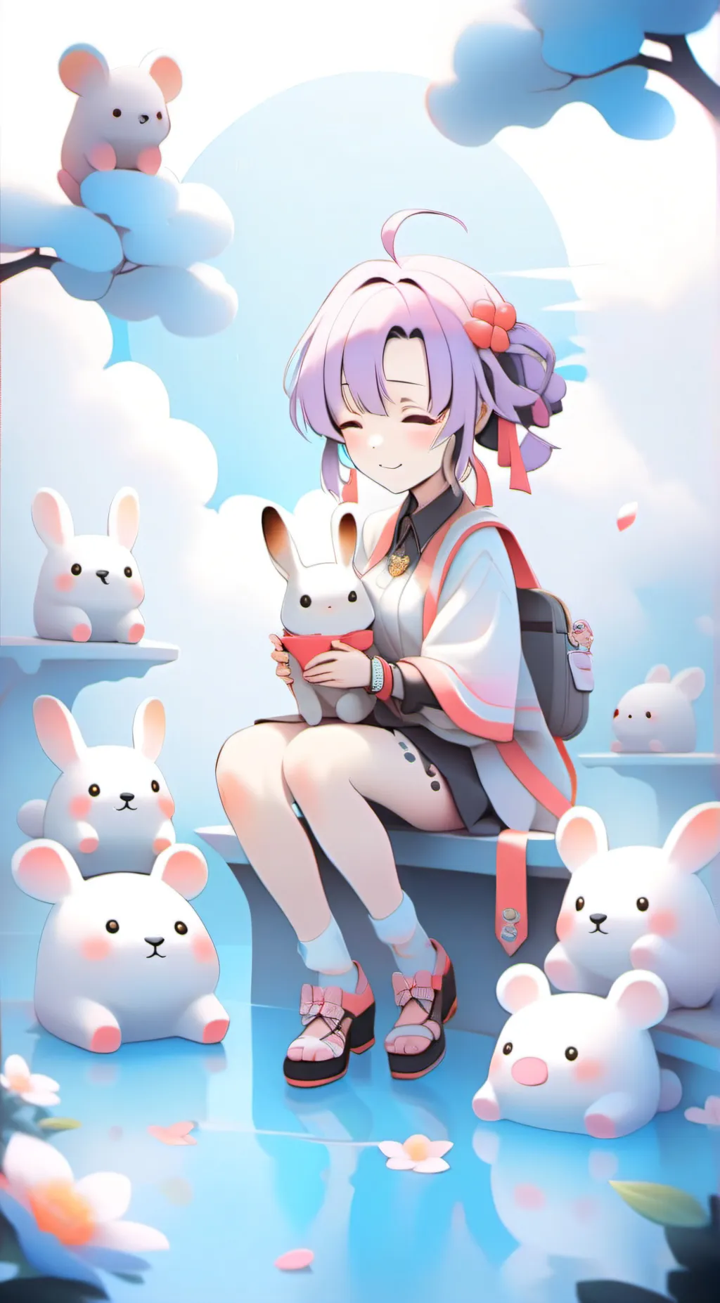 ai character: Aspen kocho~~ background