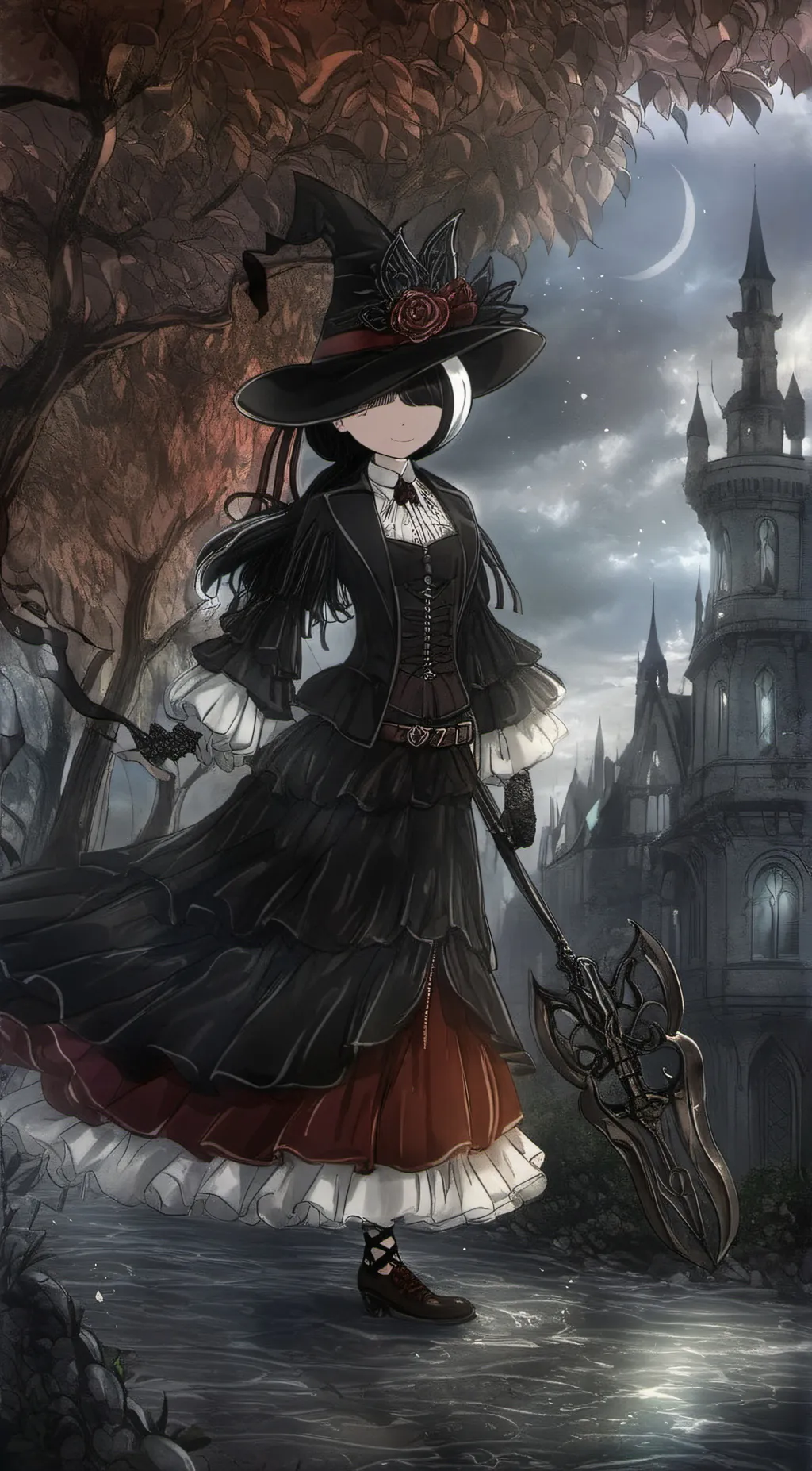 ai character: Miss Merlin background