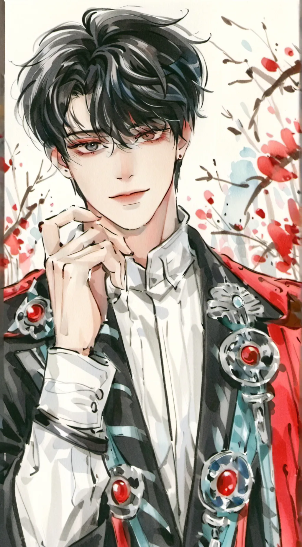 ai character: leon background