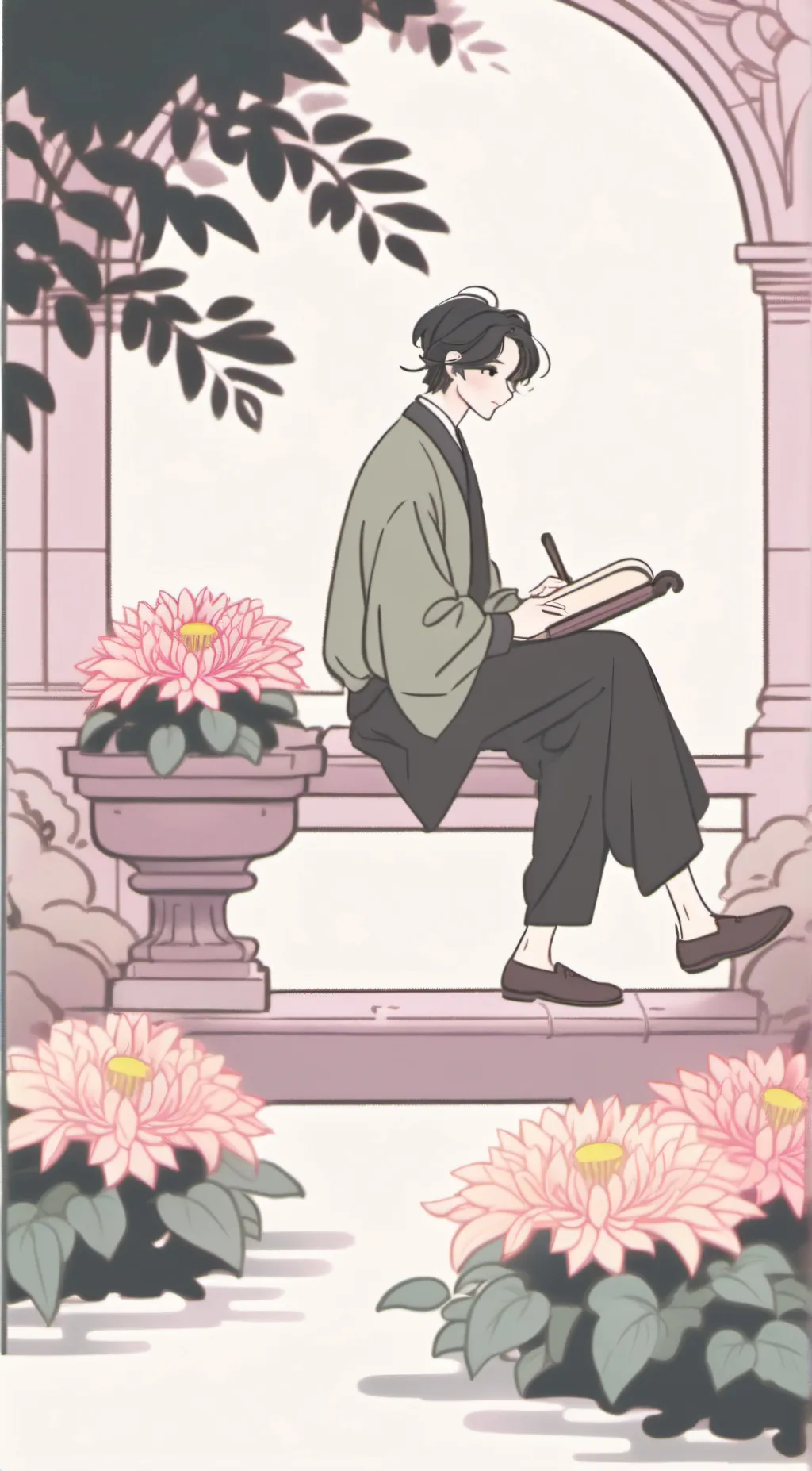 ai character: Leo background