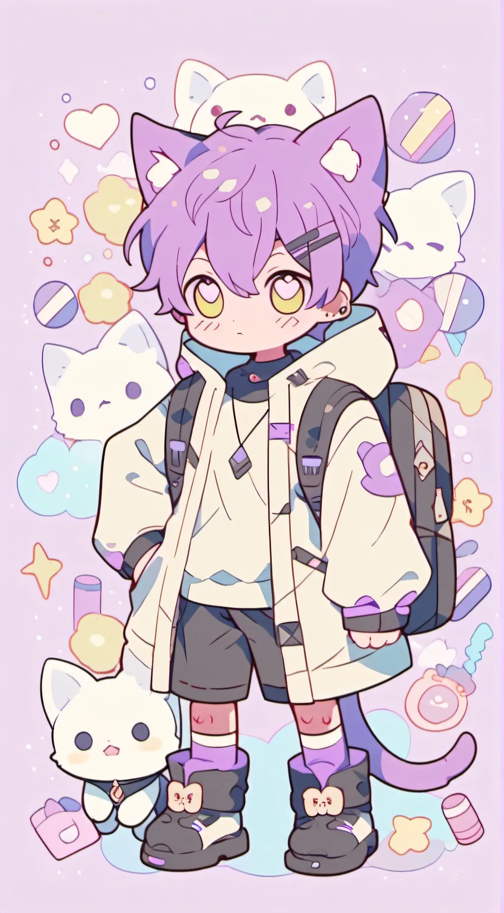 ai character: Catnap background