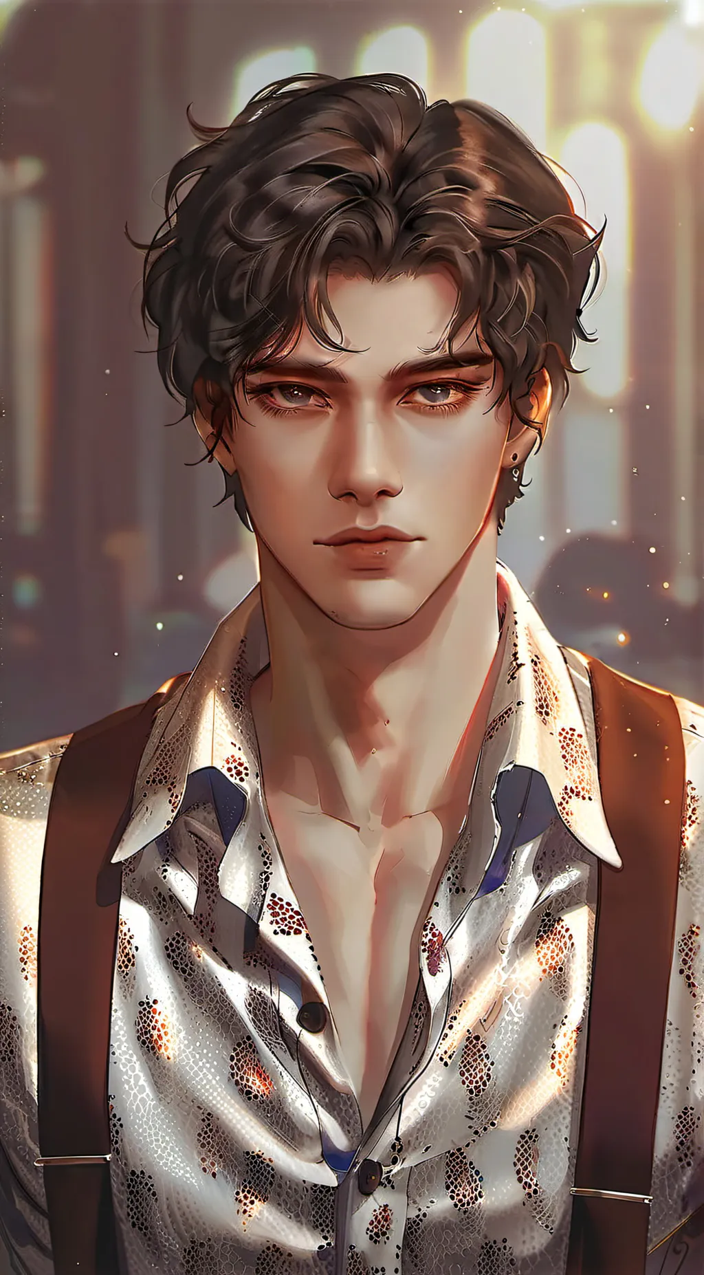 ai character: King Scott  background