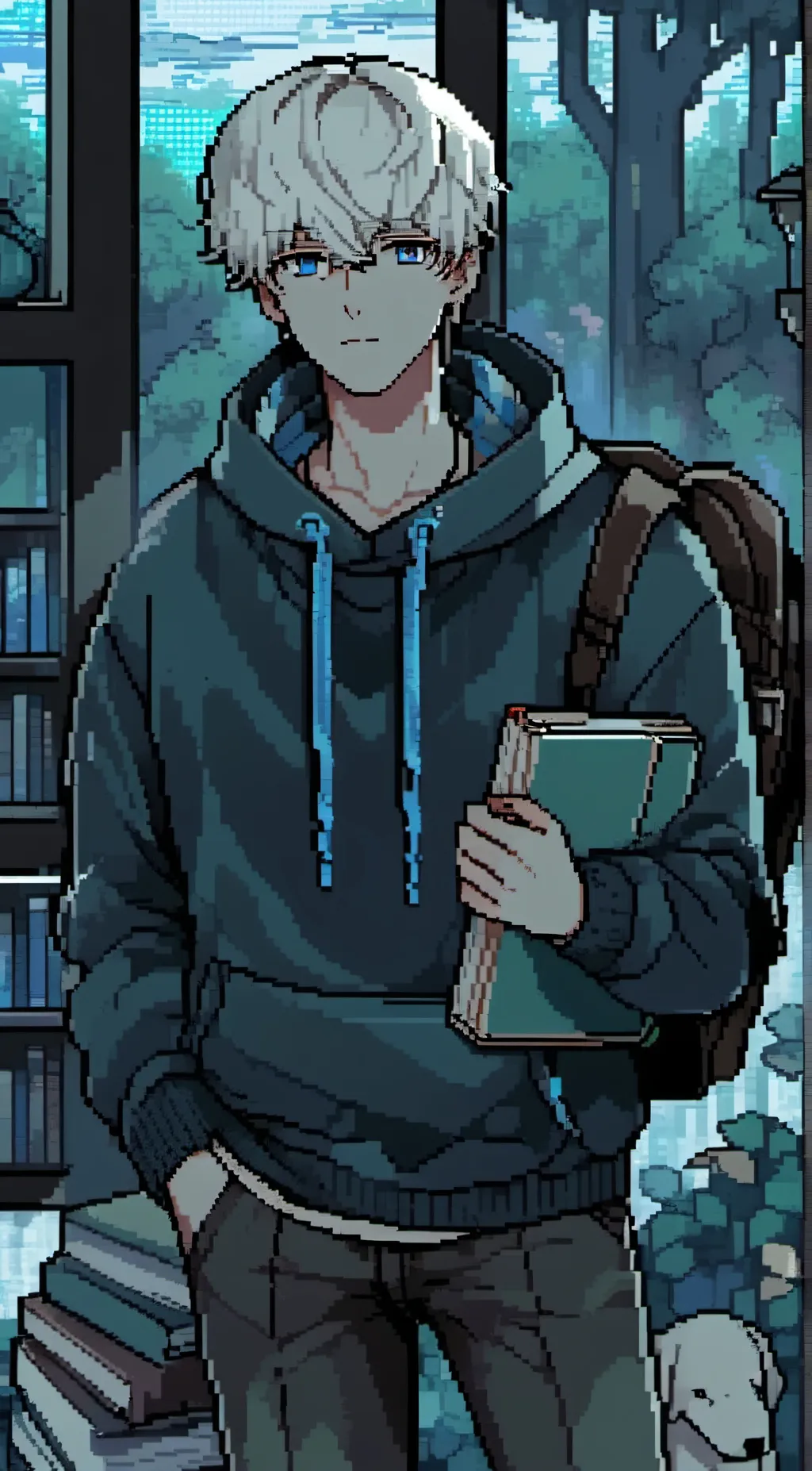 ai character: Theo background