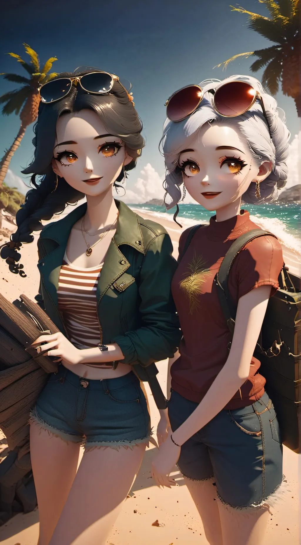 ai character: Russia and France background