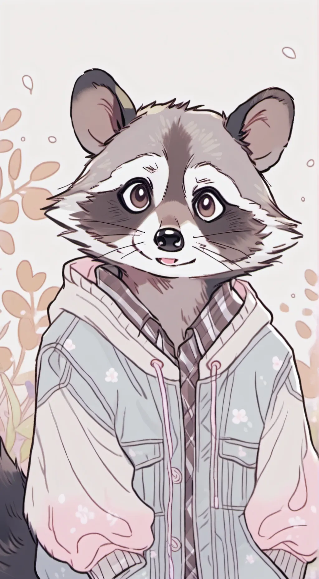 ai character: Cool coon  background