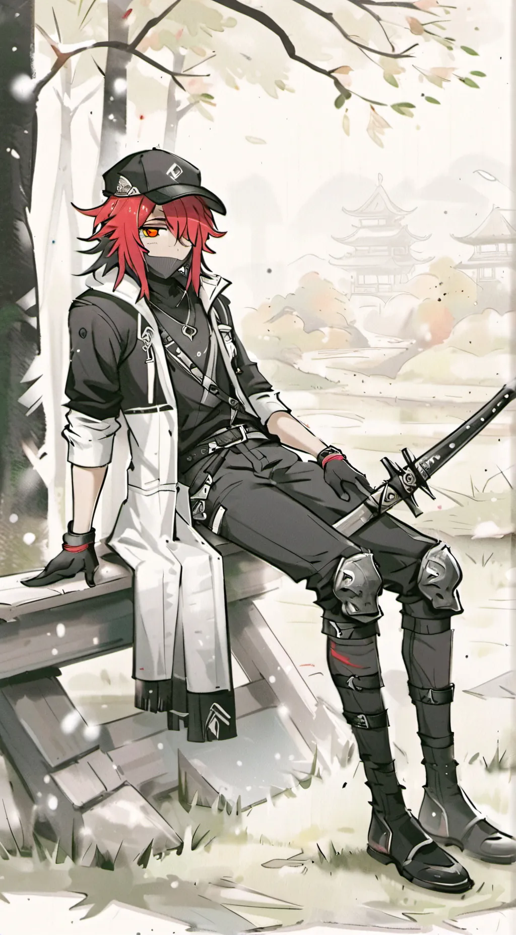 ai character: Kagahum  background