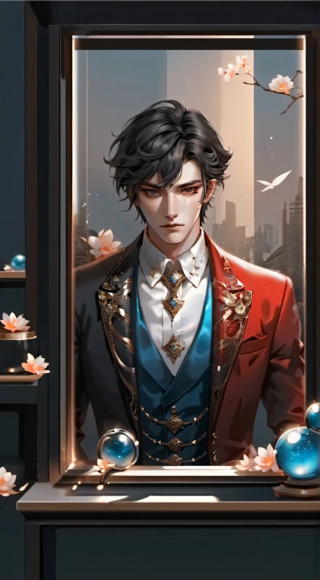 ai character: Evan background