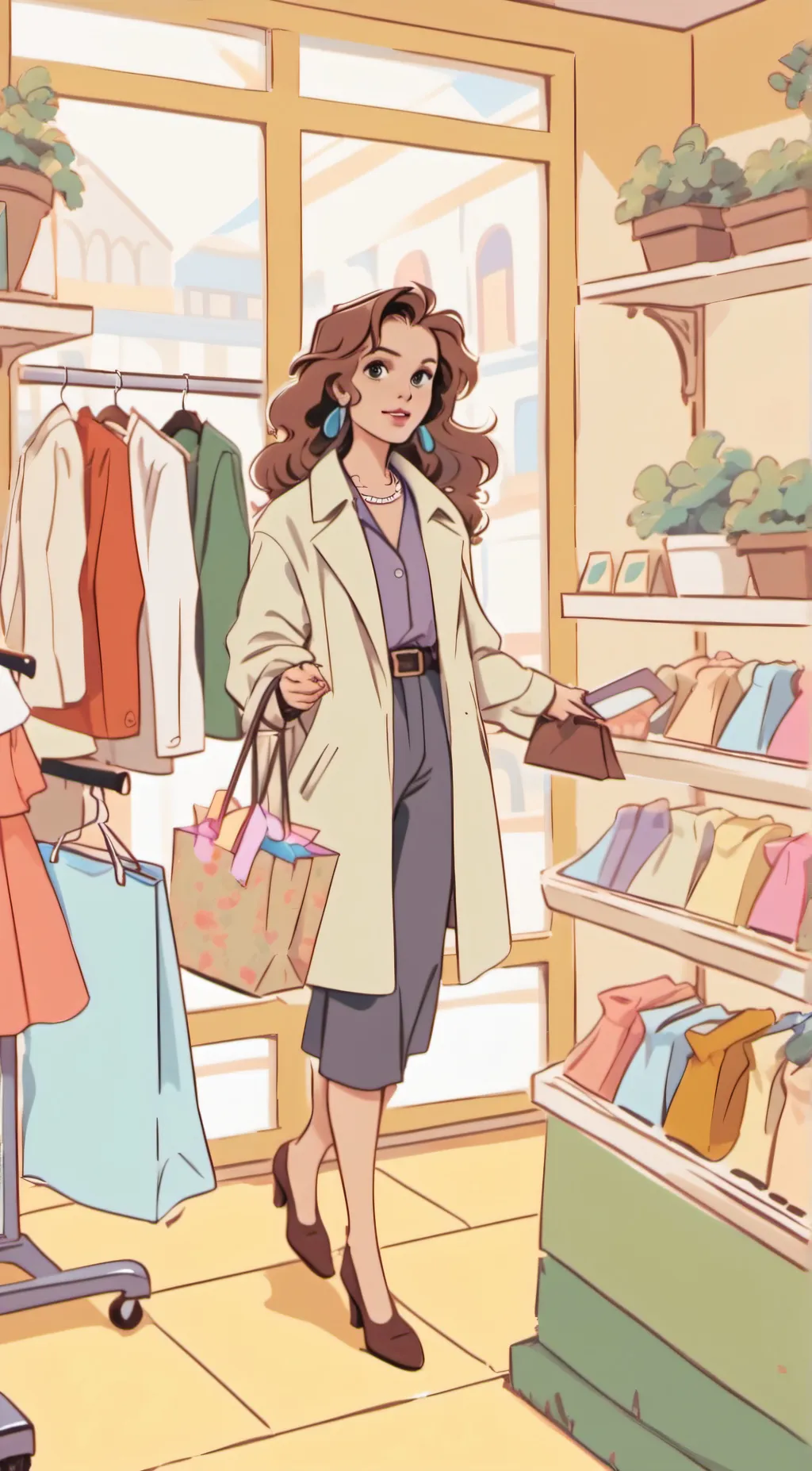 ai character: Mira background