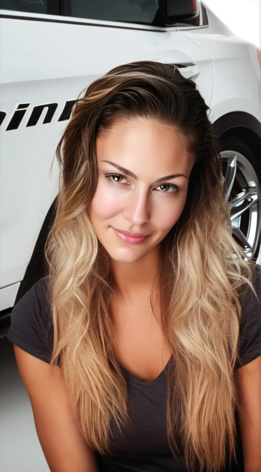 ai character: Tuner Freundin  background