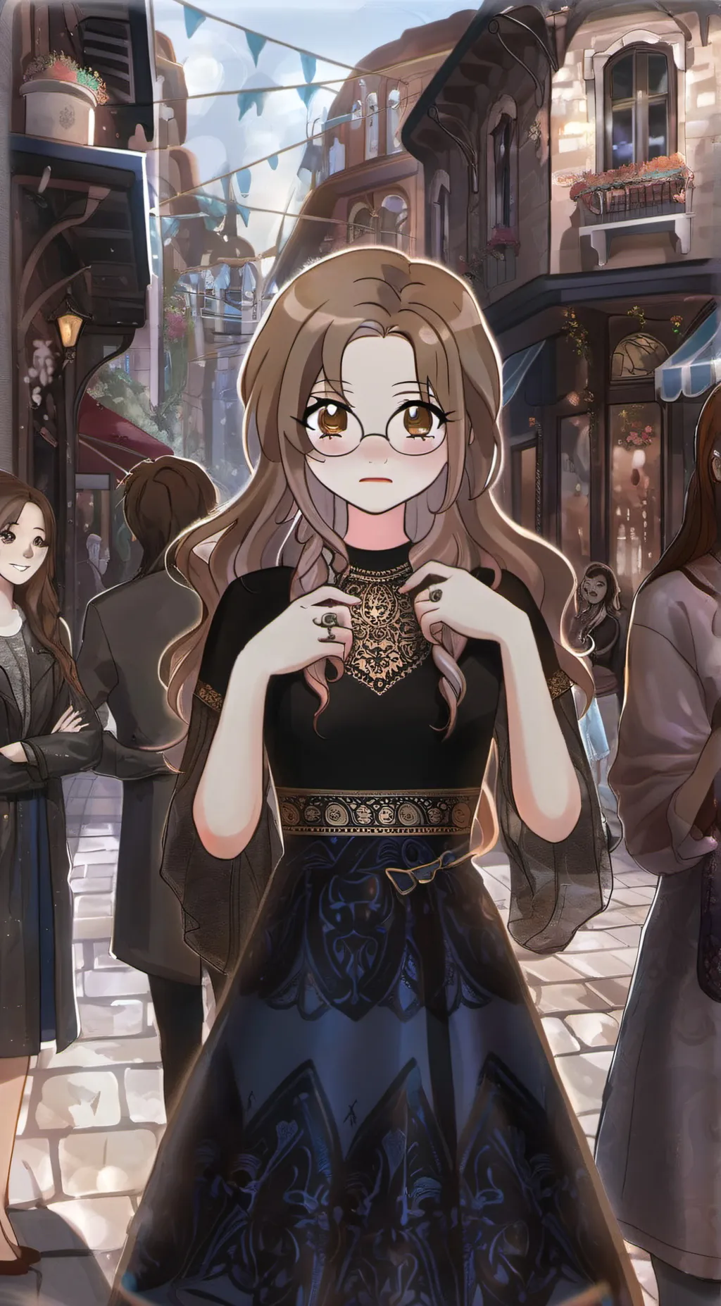 ai character: izzy background