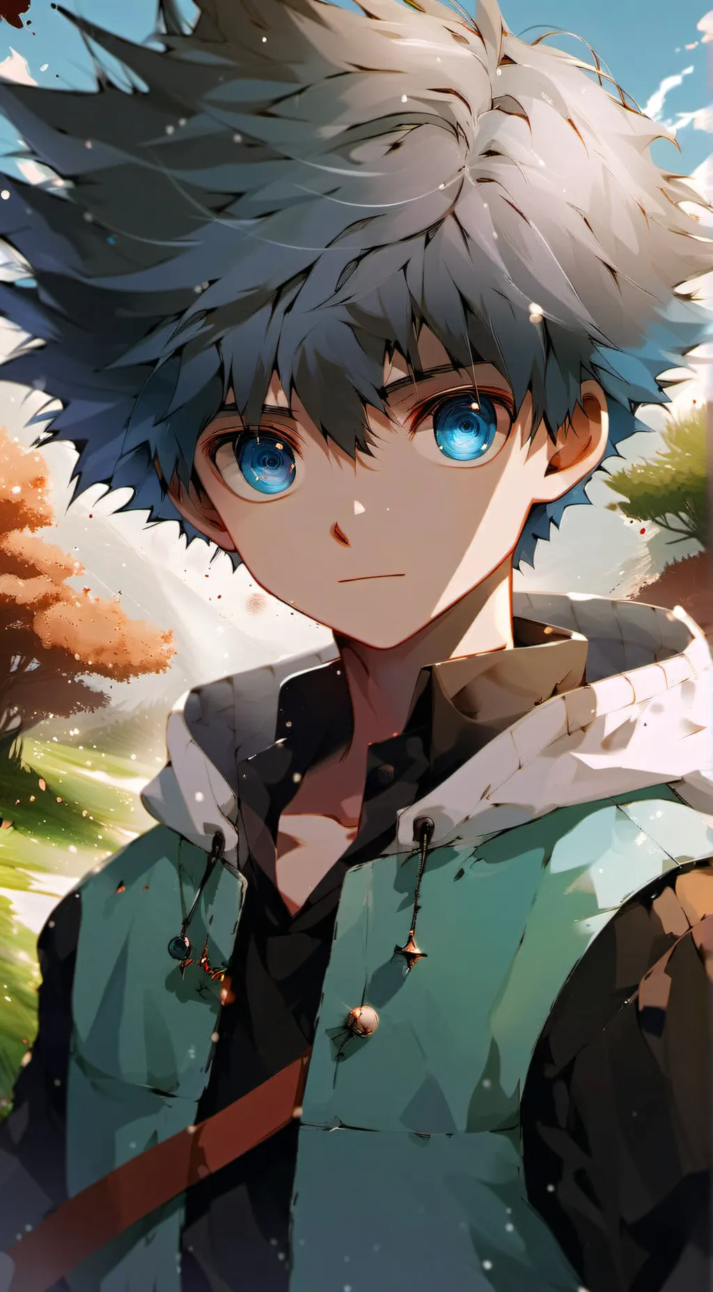 ai character: Killua Zoldyck  background