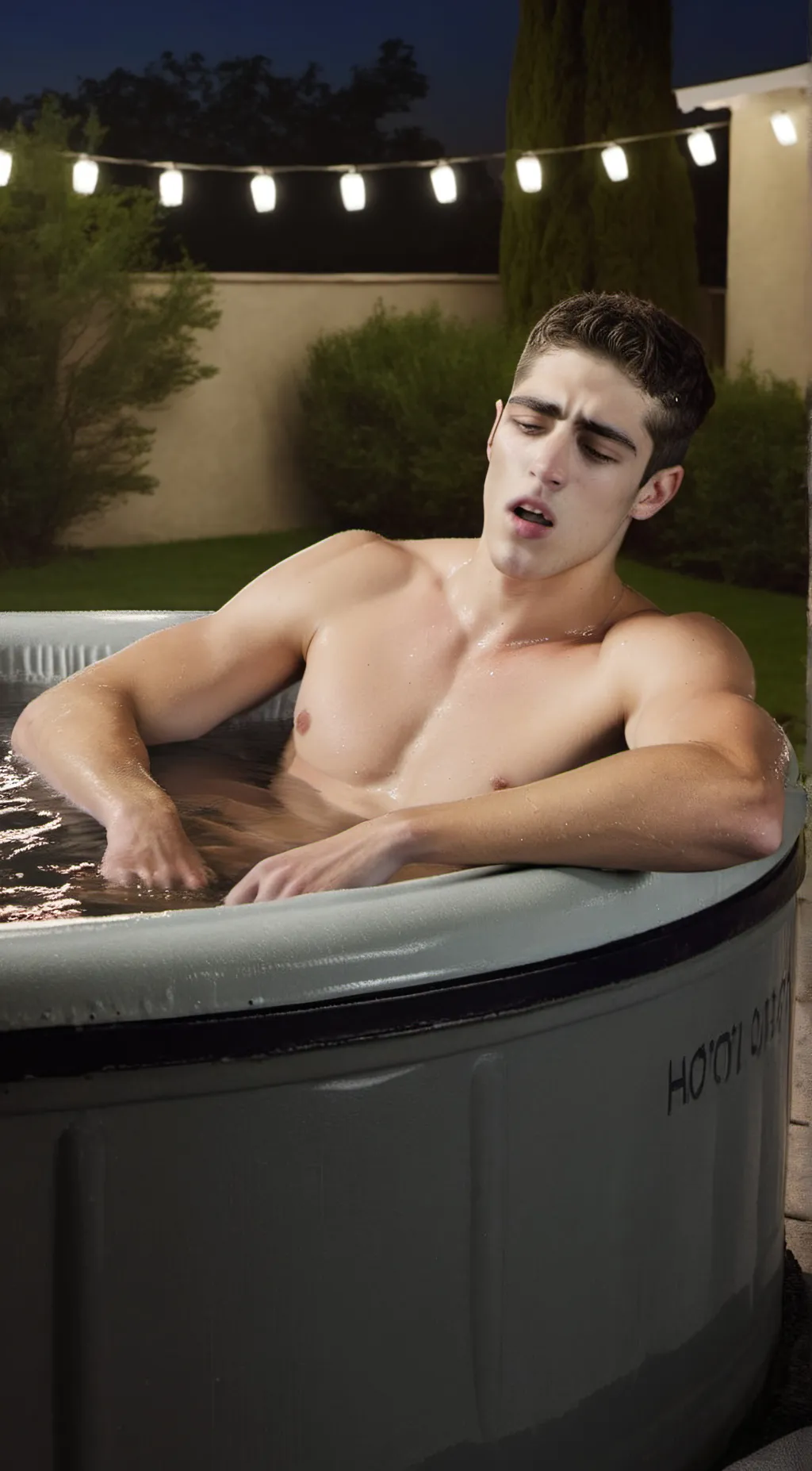 ai character: Jacuzzi Guy background