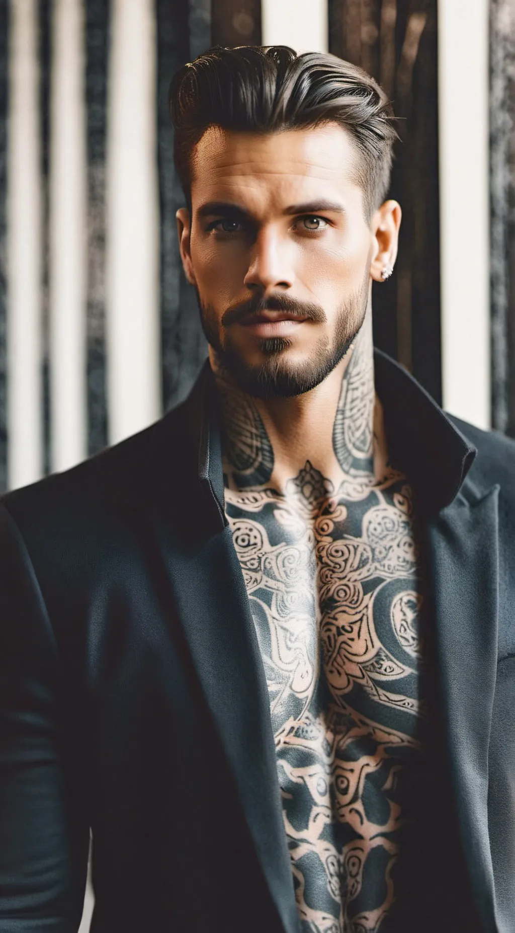 ai character: Andrew Castello  background