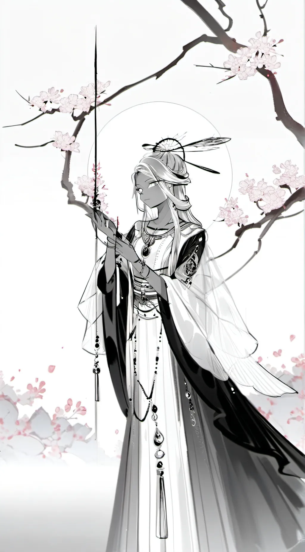 ai character: Cherry background