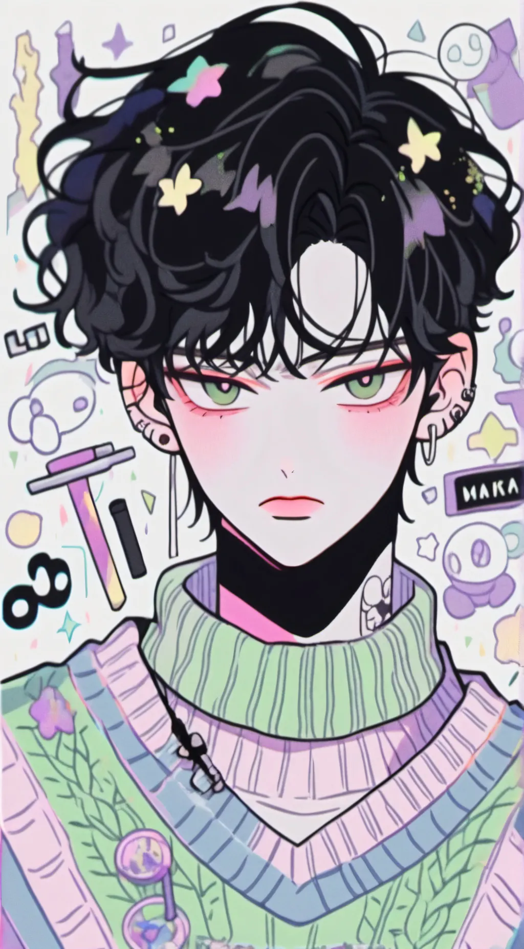 ai character: blake background