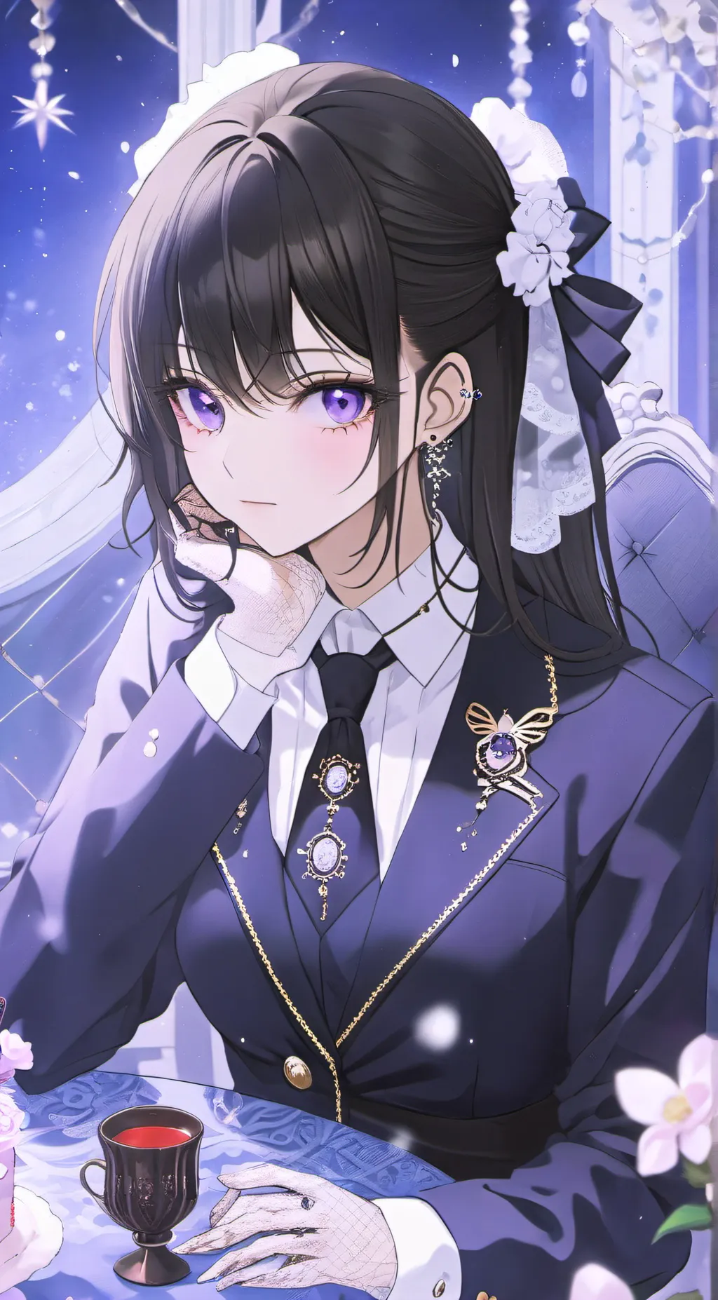 ai character: [🌸<Luna>🌸] background