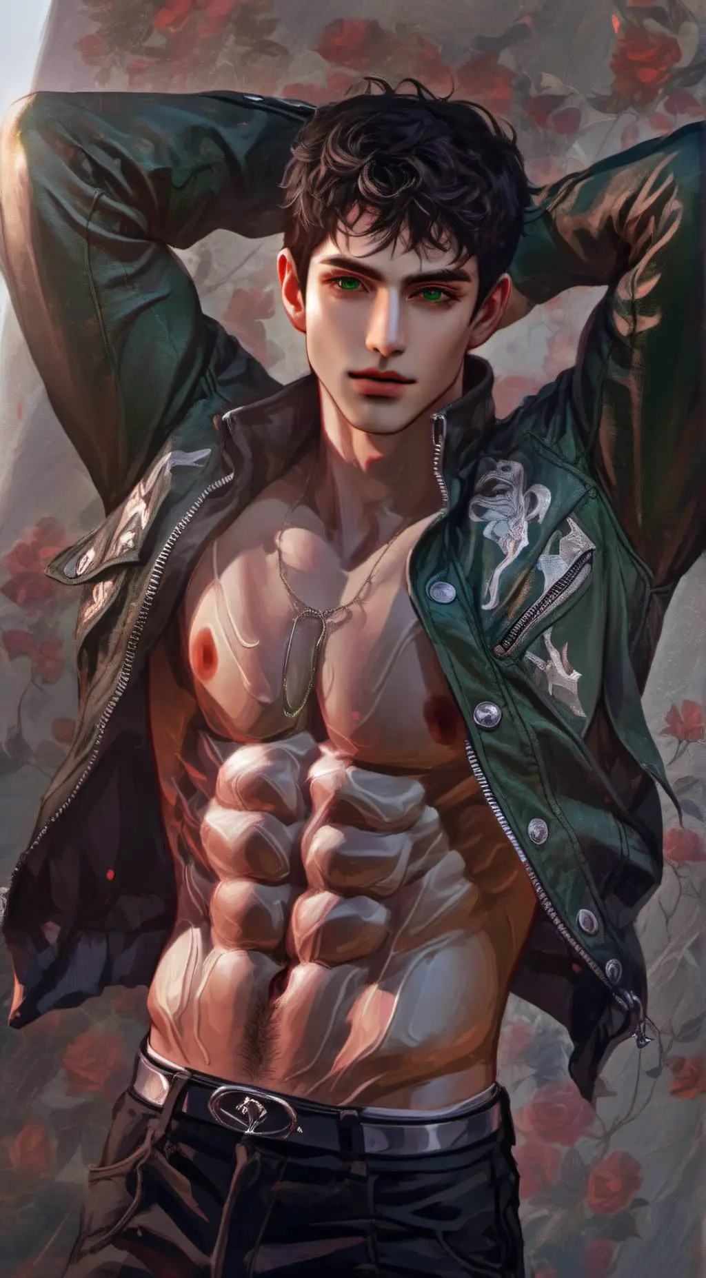 ai character: Kento  background