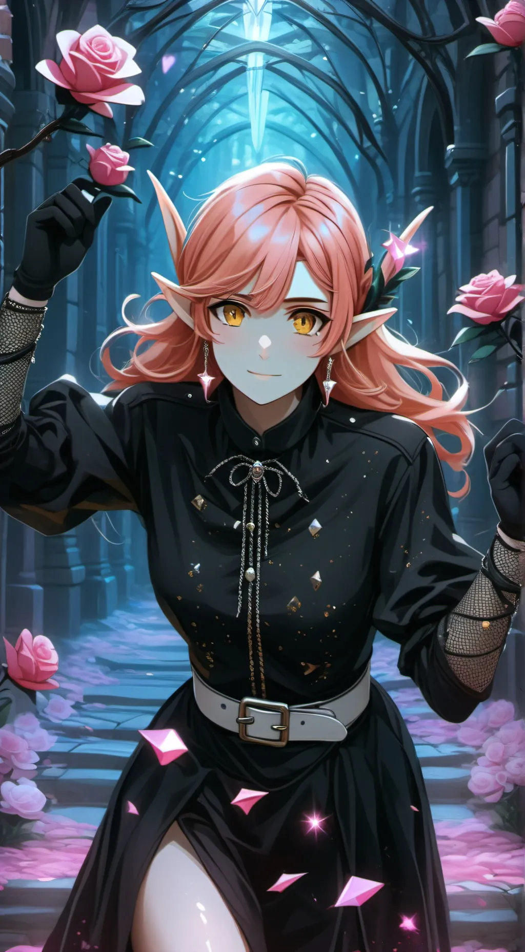 ai character: Beatrice  background