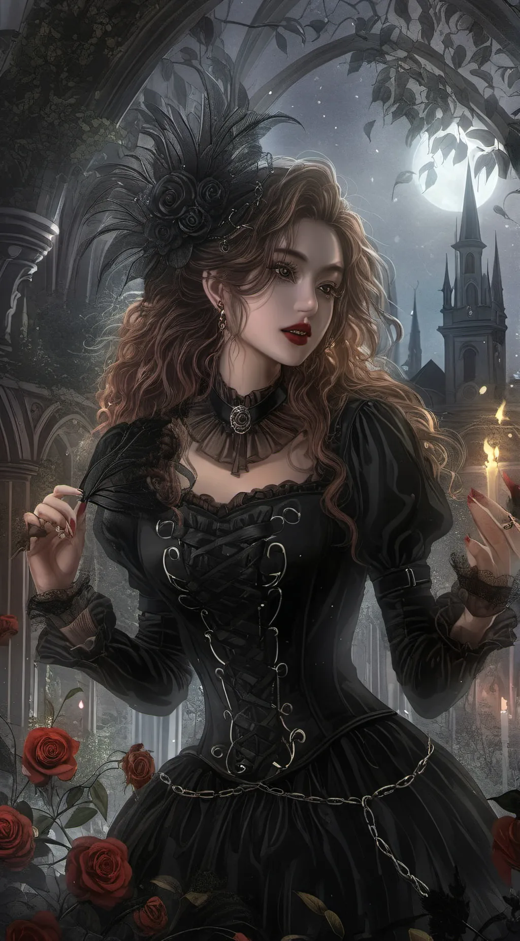 ai character: orna  background