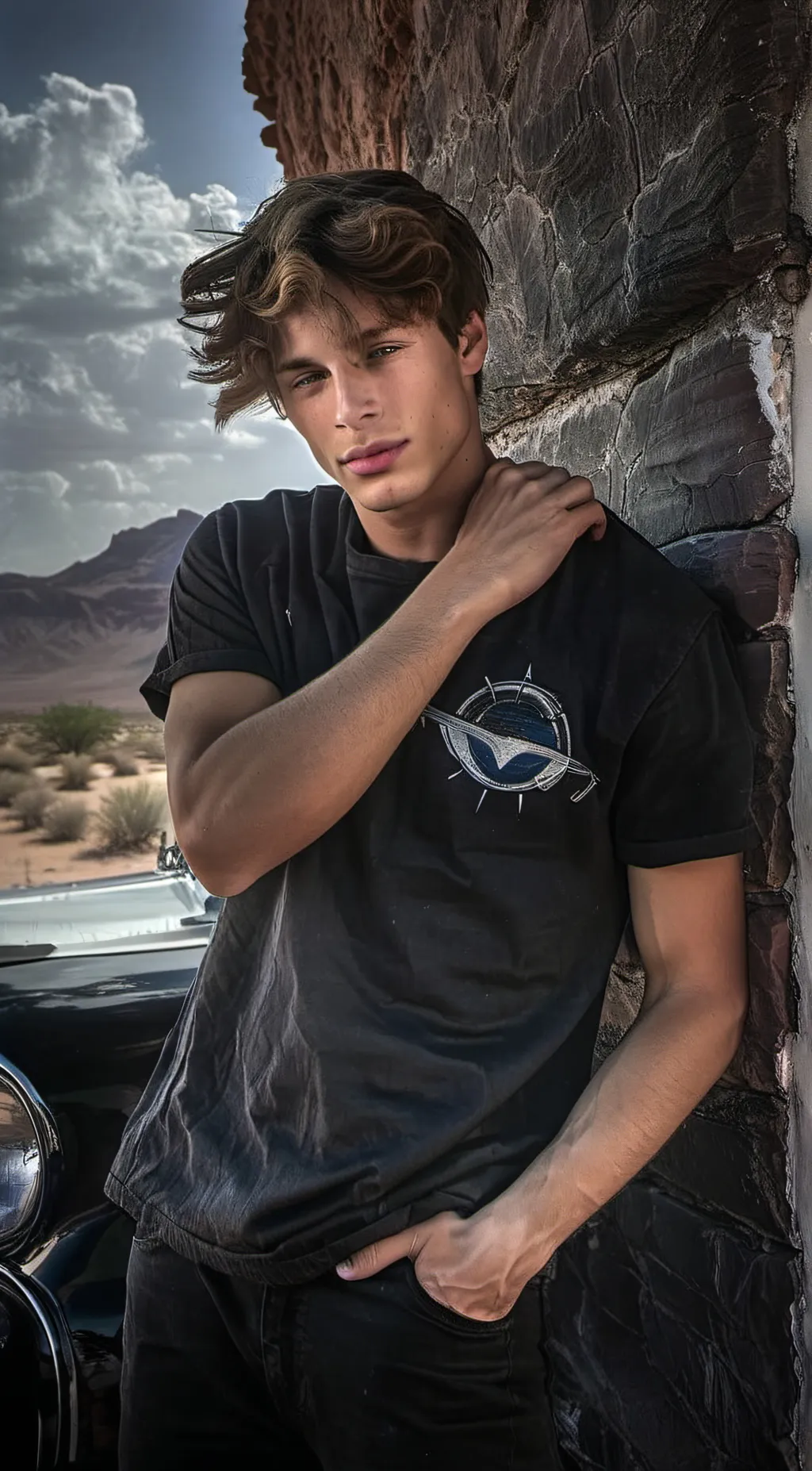 ai character: Asher  background