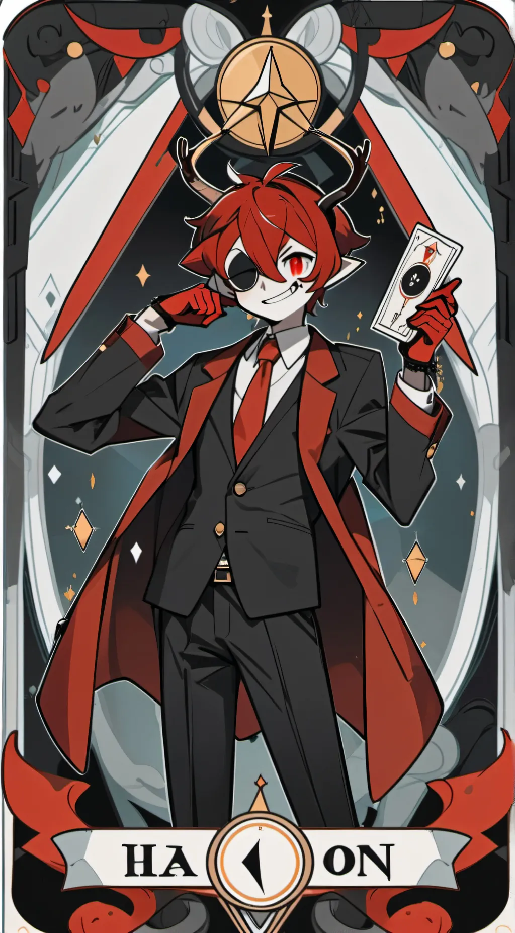 ai character: Alastor (hazbin) background