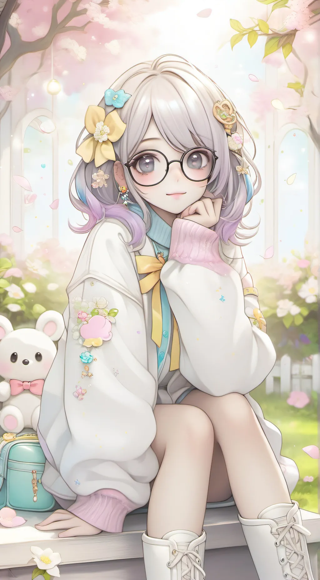 ai character: sky background