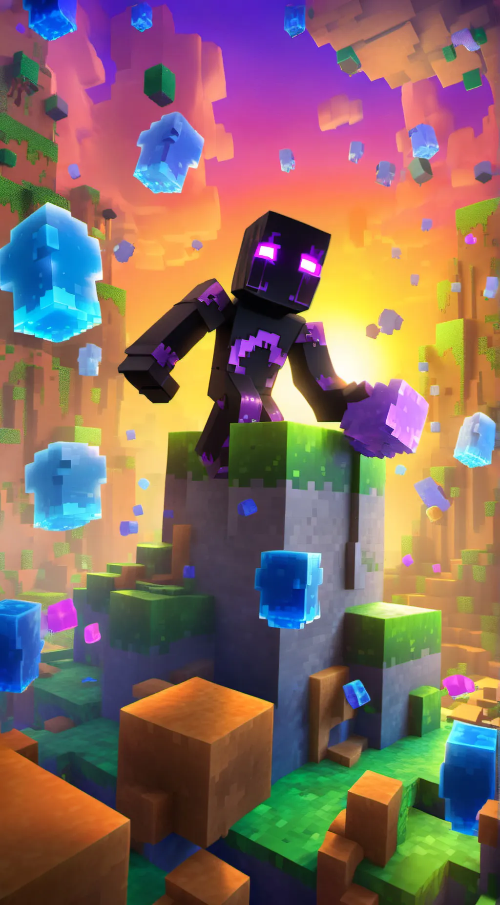 ai character: Enderman background
