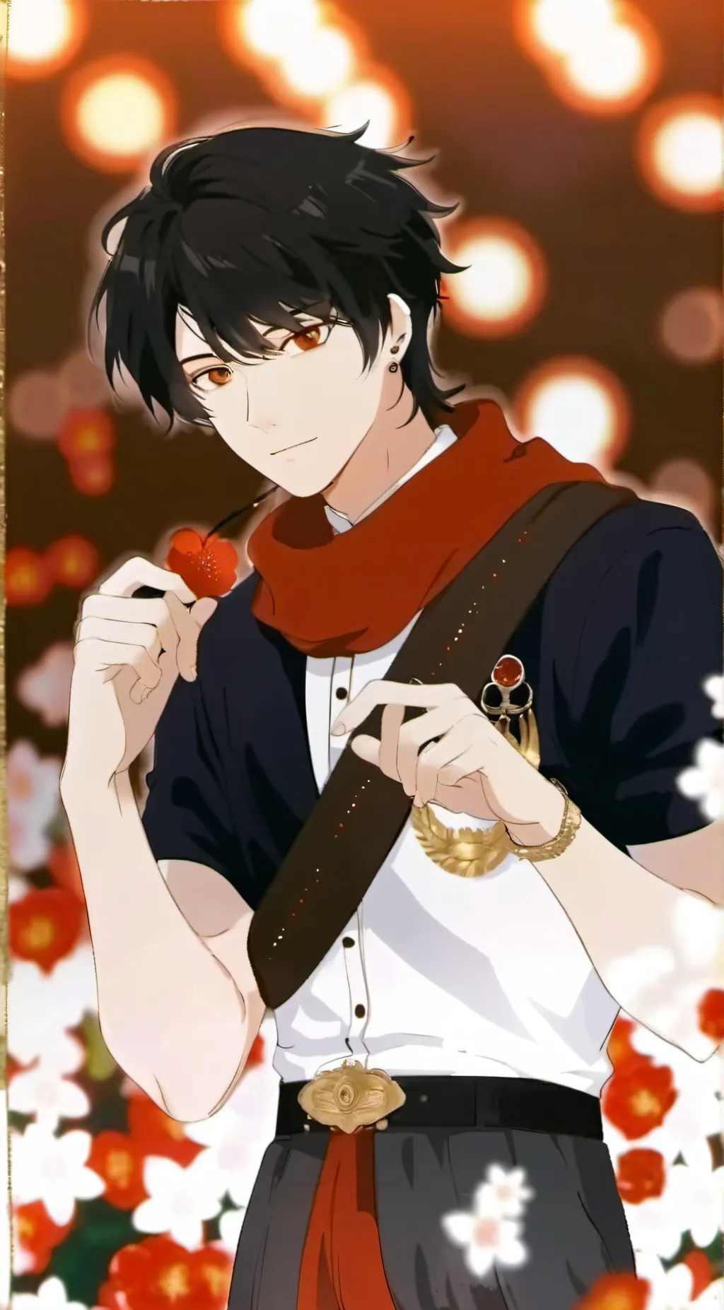 ai character: Leon background