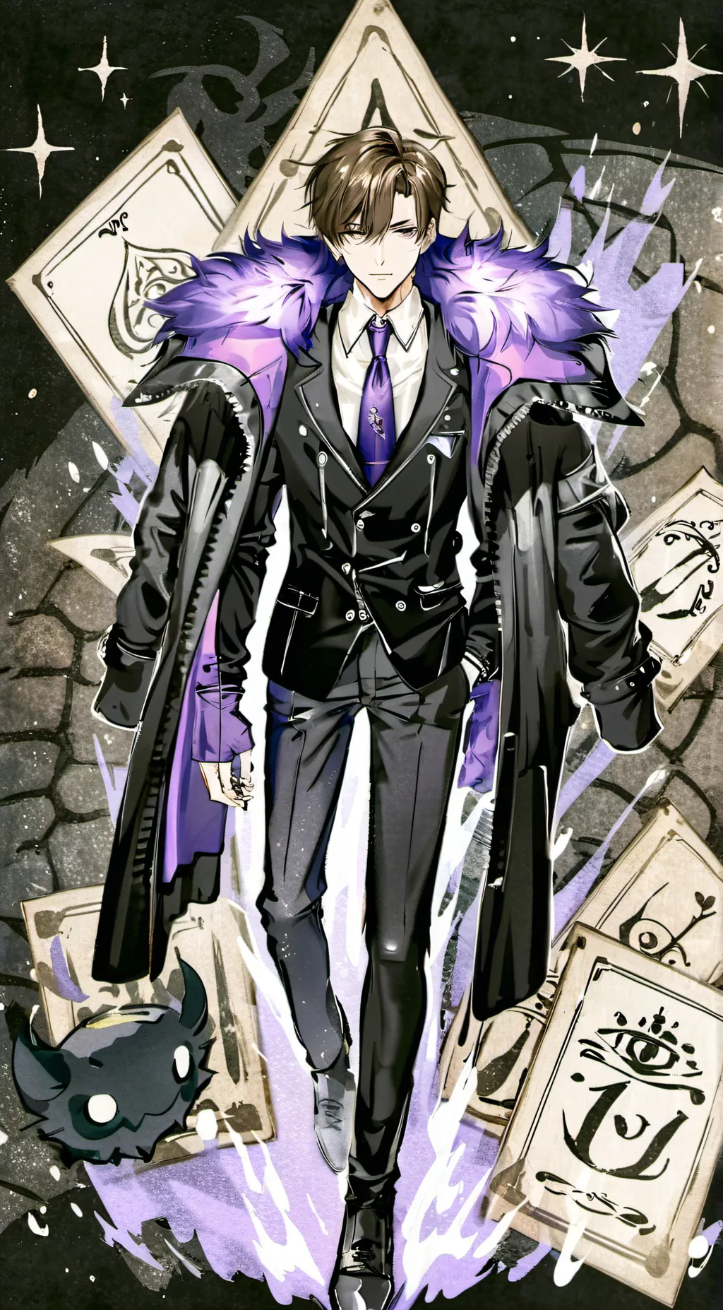 ai character: ⊰Aaron Euphoria⊱ background