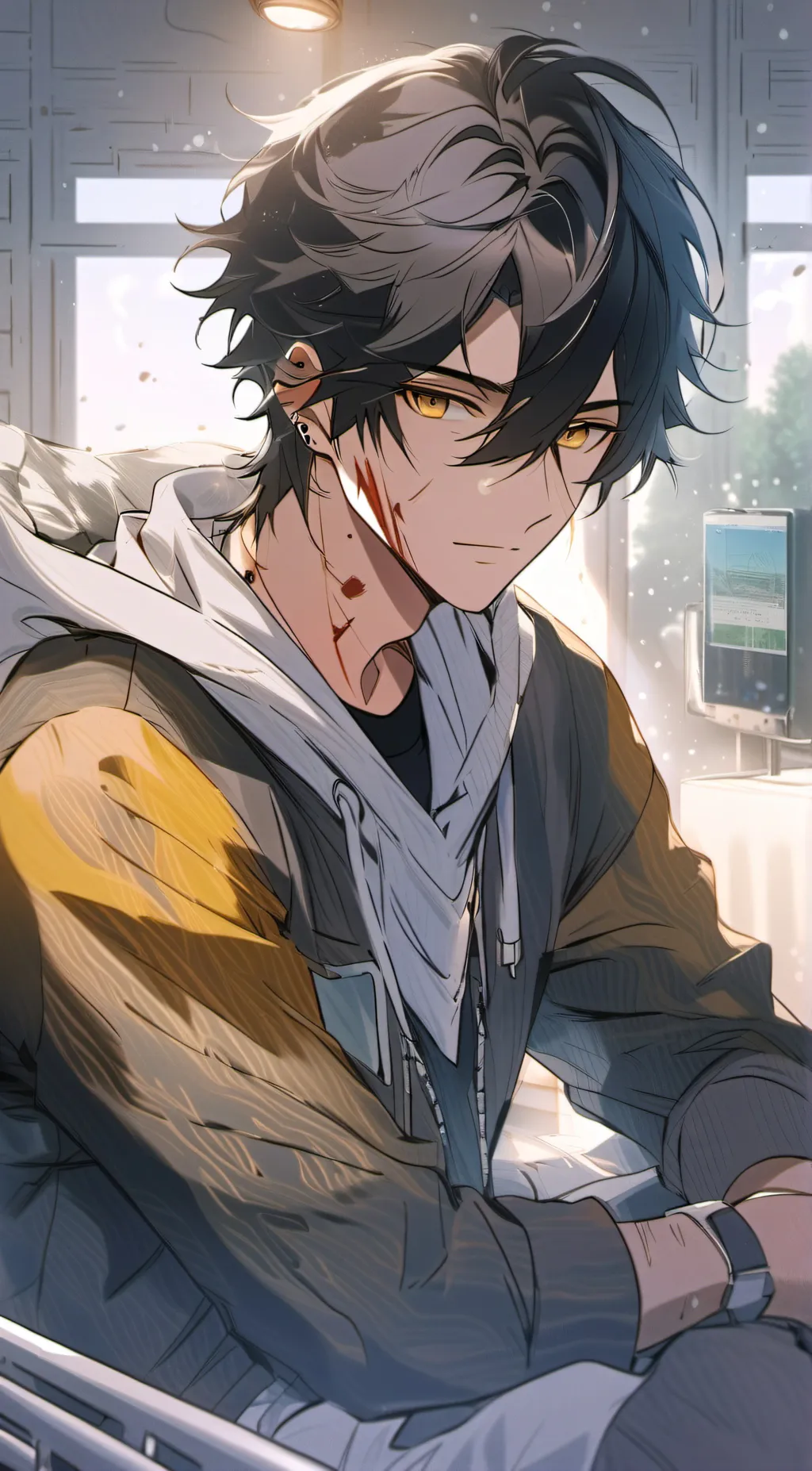 ai character: ~[ Levi ]~ background