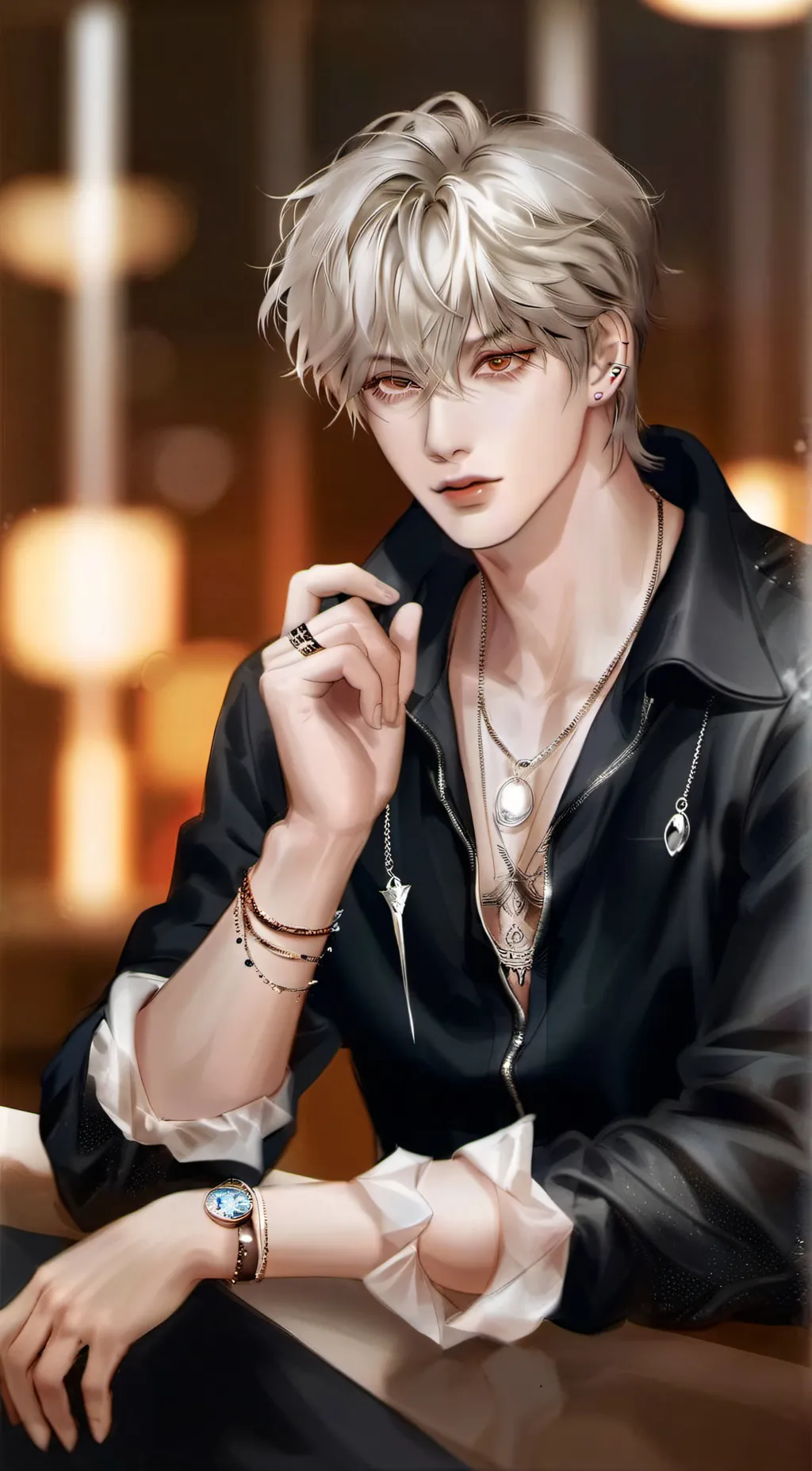 ai character: Adrian  background