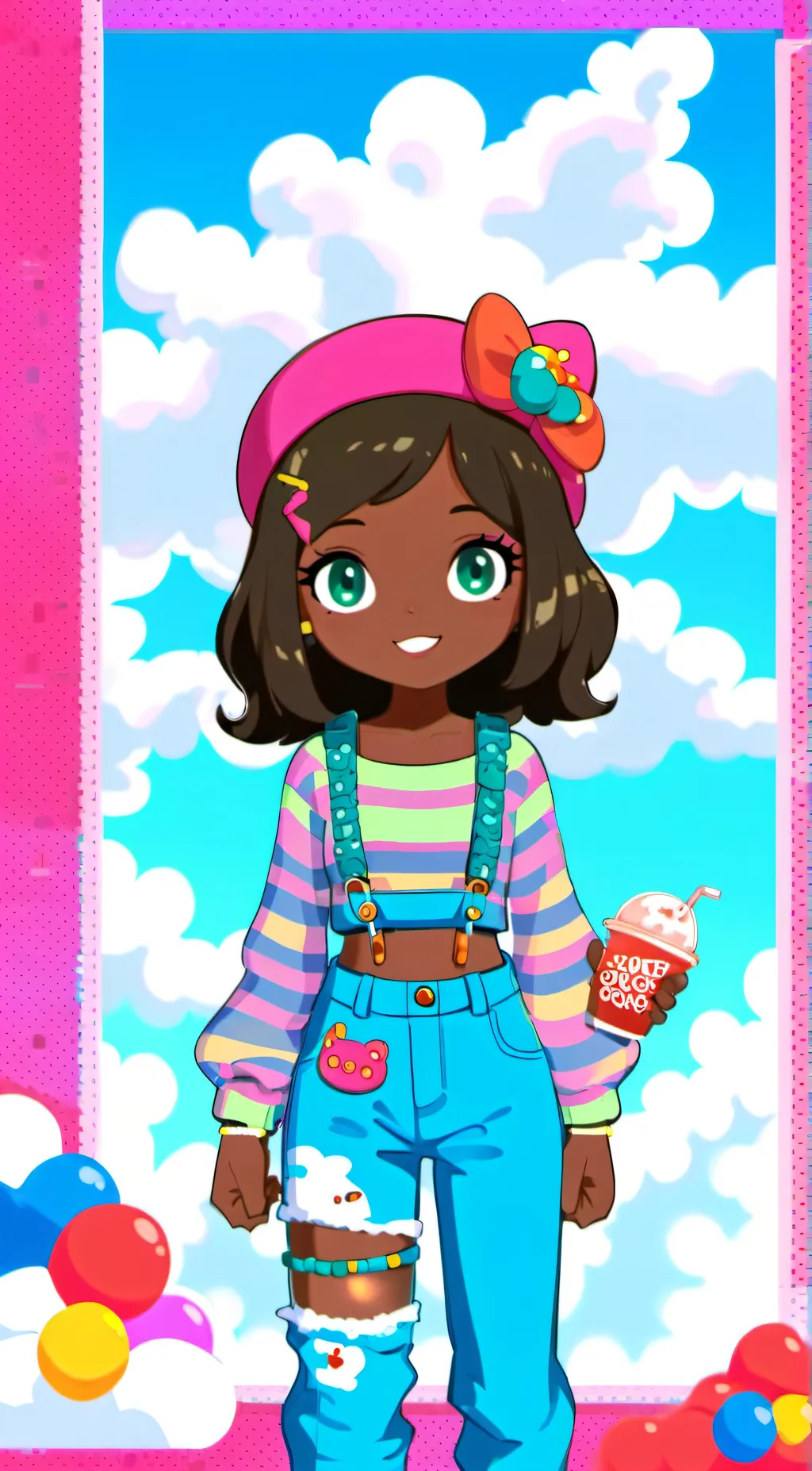 ai character: Kitty background