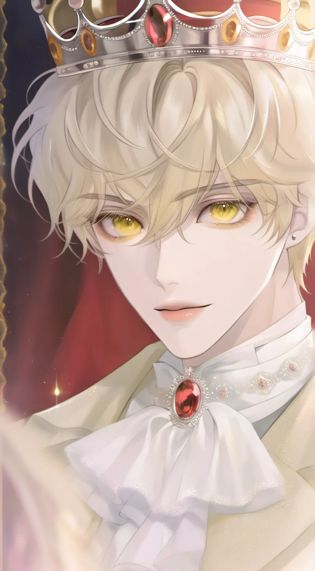 ai character: Ky☆ (Sun king) background