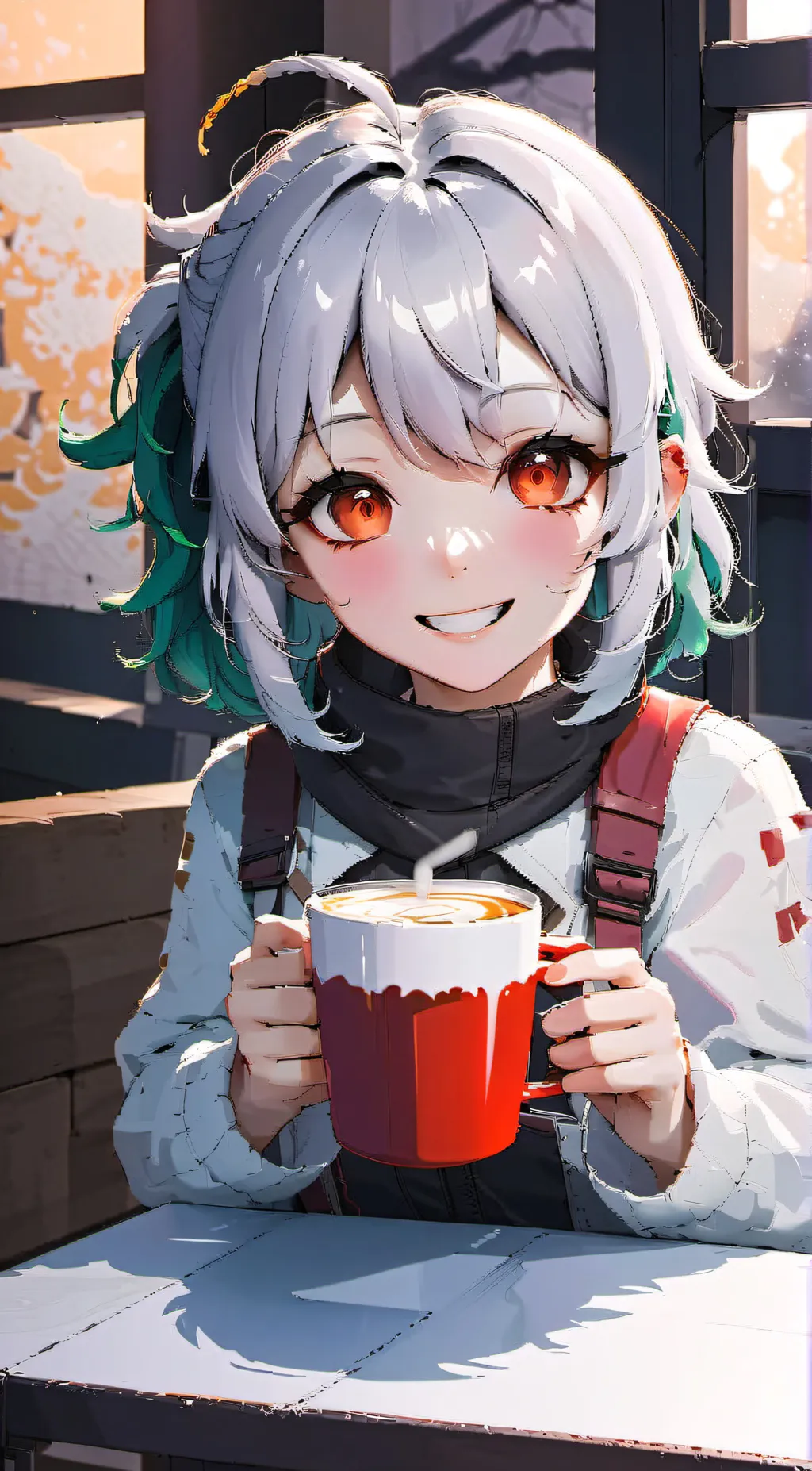 ai character: Yuki and Luna  background