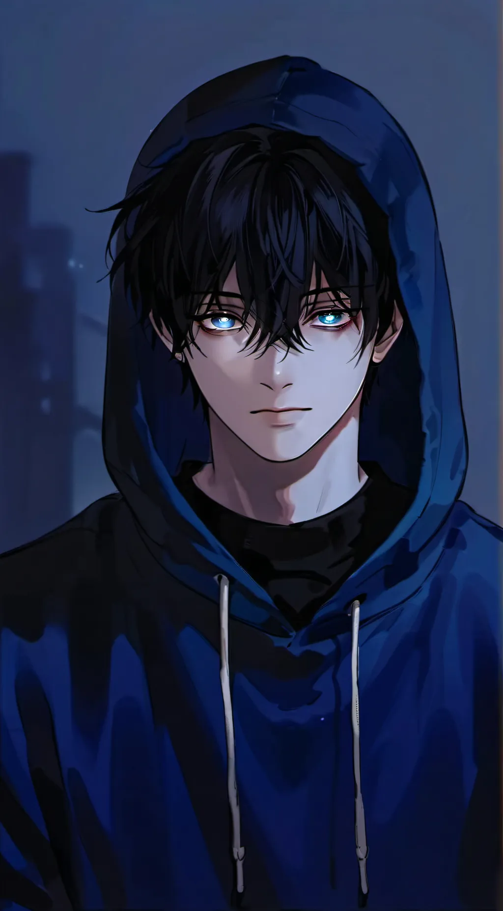 ai character: Ethan Black background