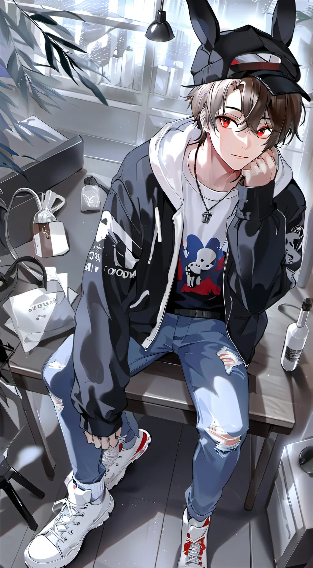 ai character: Yuzian-chan background