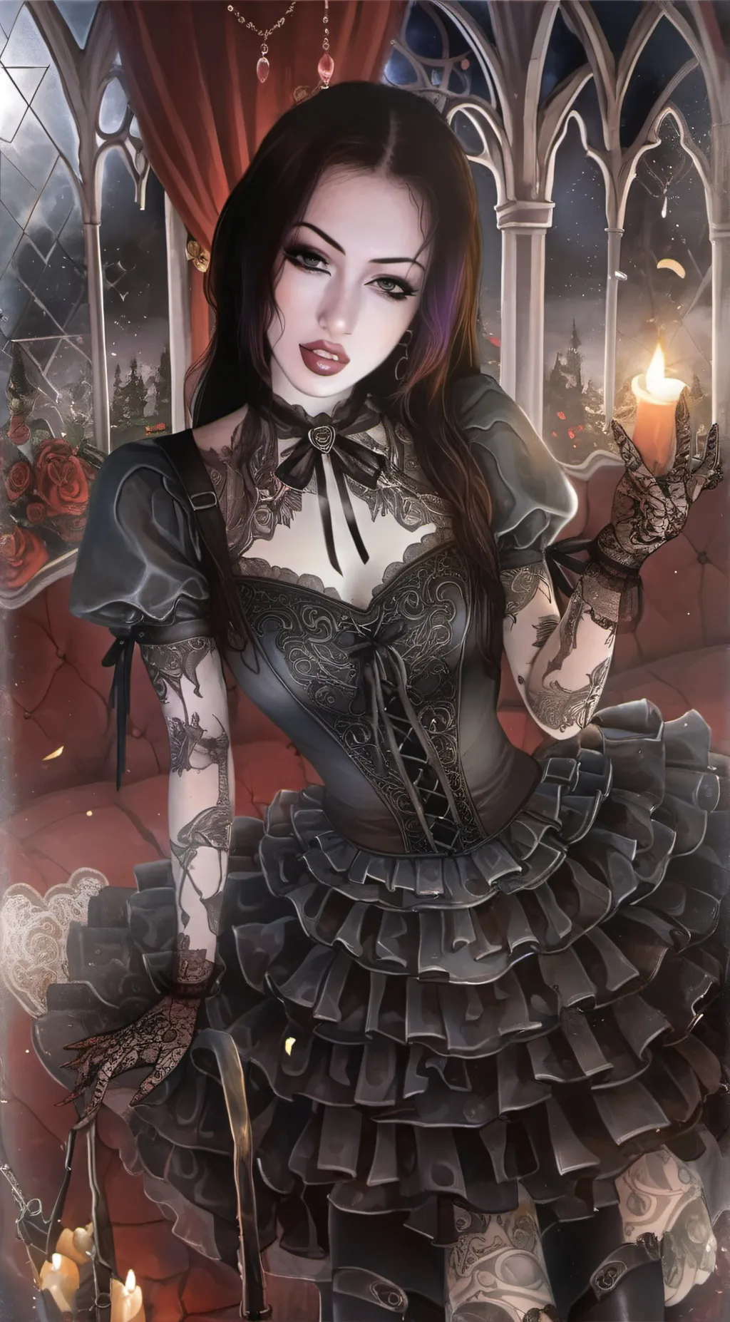 ai character: Lucille background