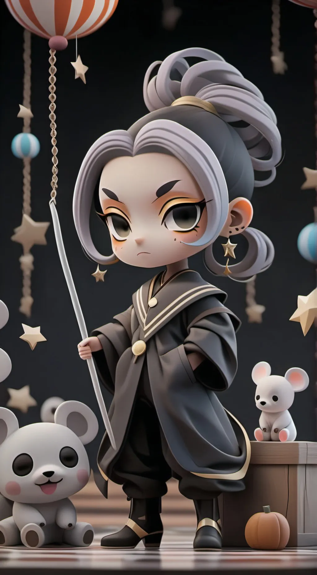 ai character: He wants you to pu background