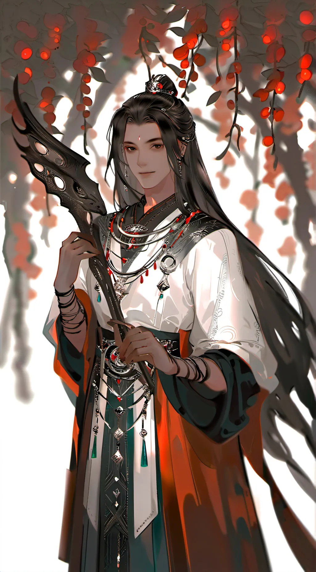 ai character: Mattheo riddle  background