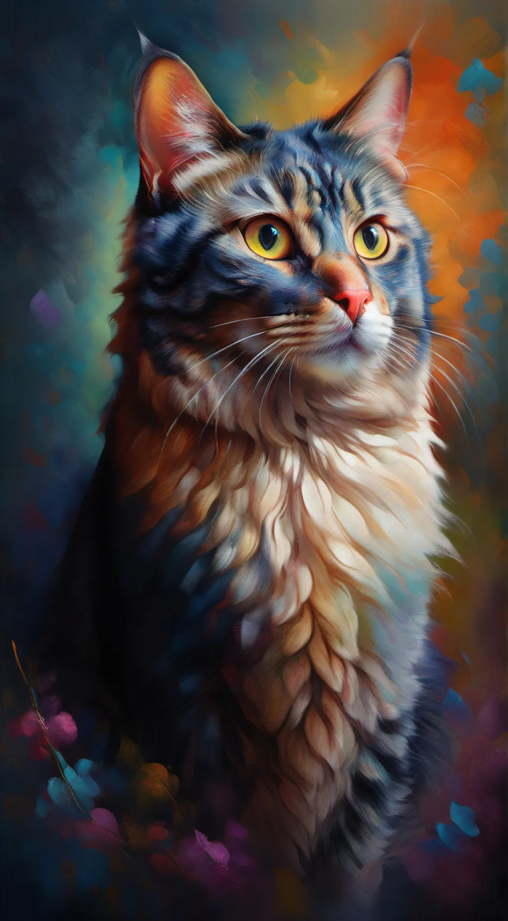 ai character: cat background