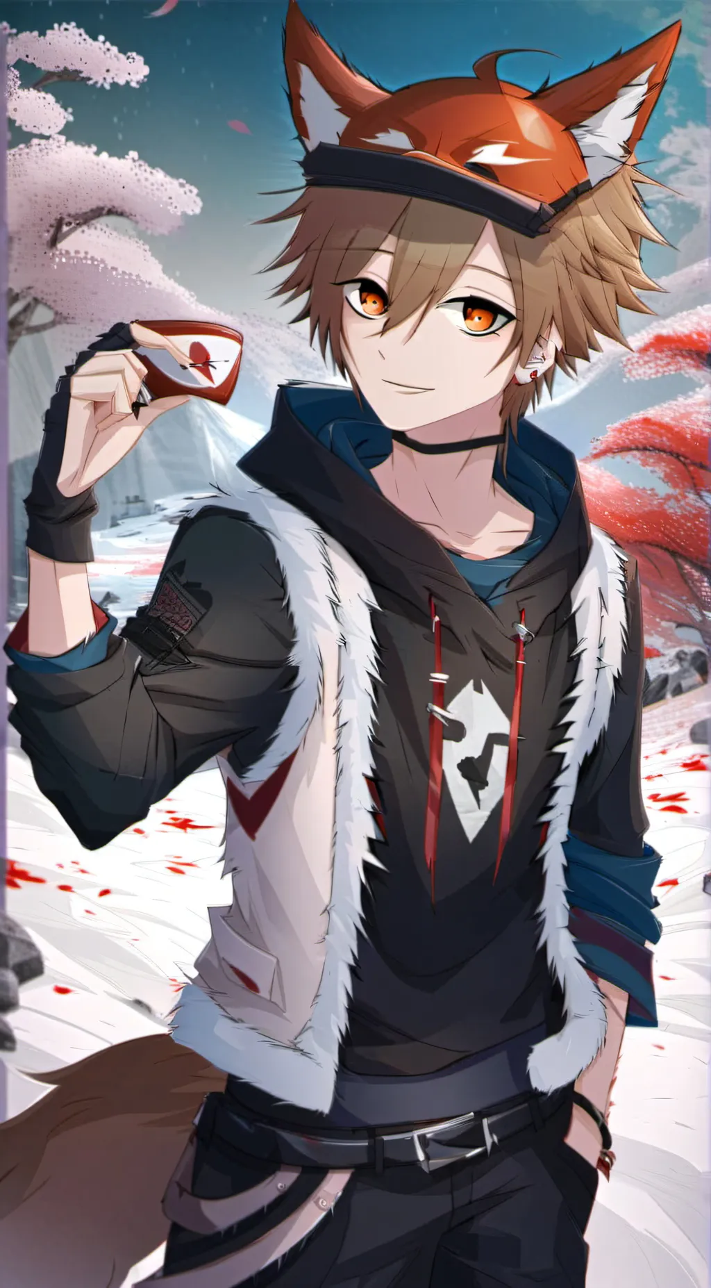 ai character: Michael Afton  background