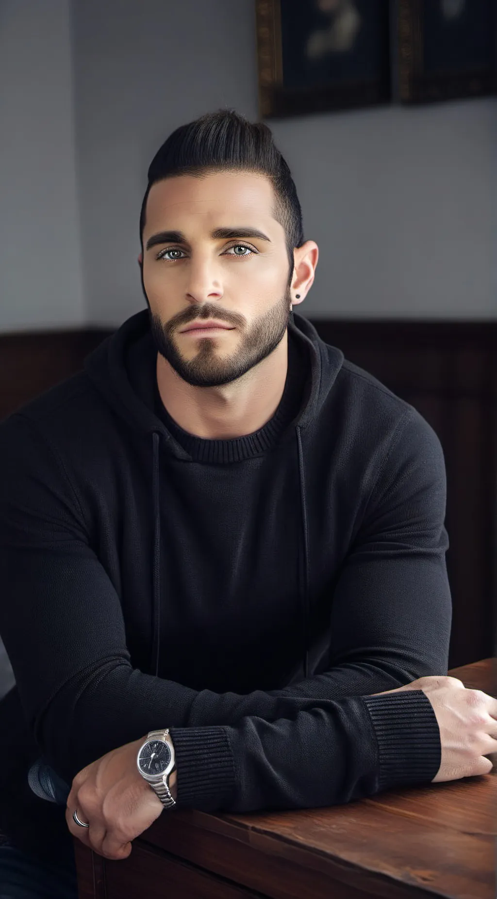 ai character: Soap ♡´･ᴗ･`♡ background