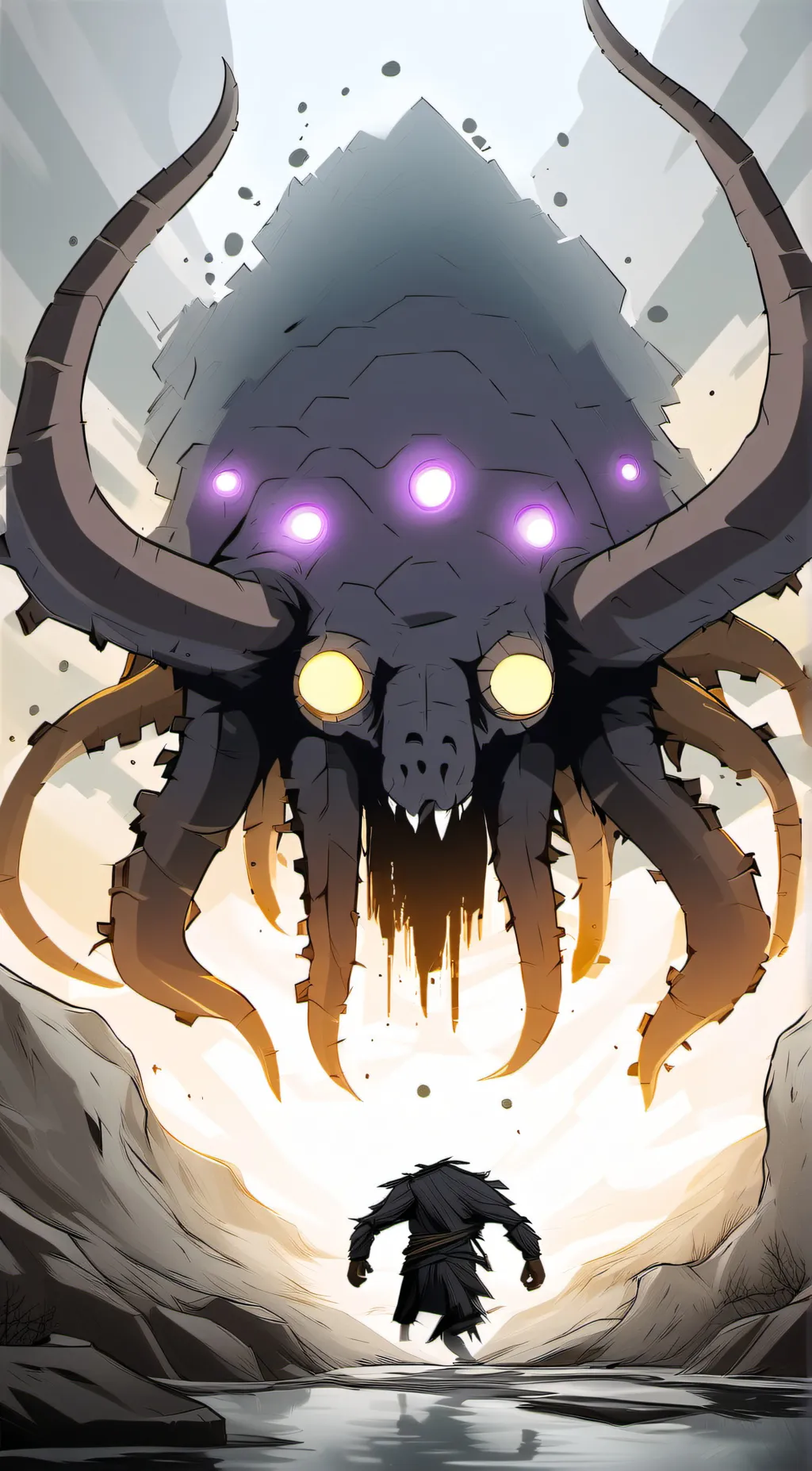 ai character: wither storm background