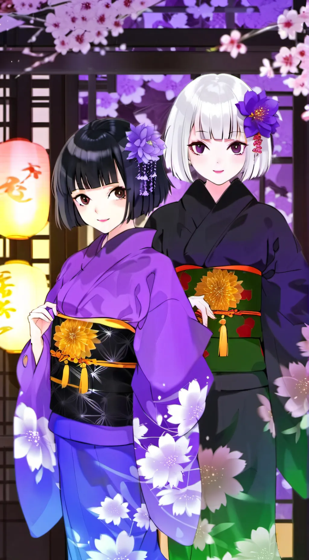 ai character: Kagaya Ubayashiki  background