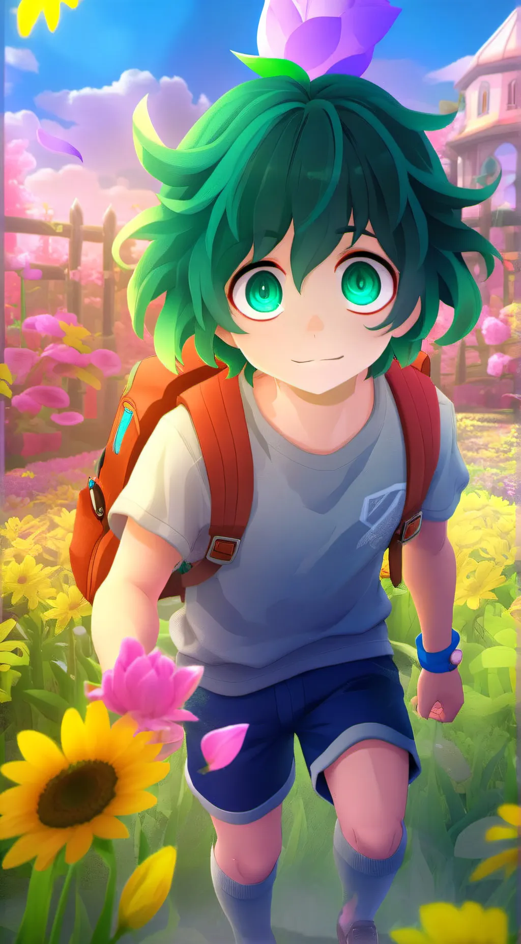 ai character: Izumi  background