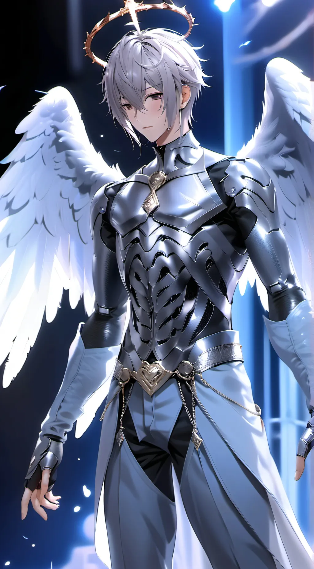 ai character: angel background