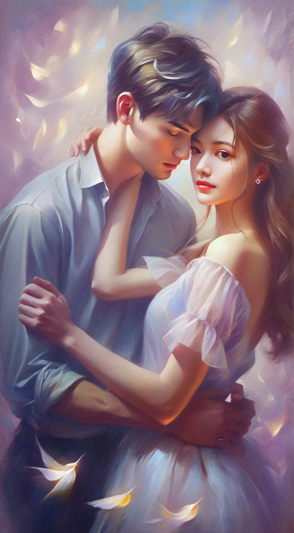 ai character: Lily Alex and Lala background