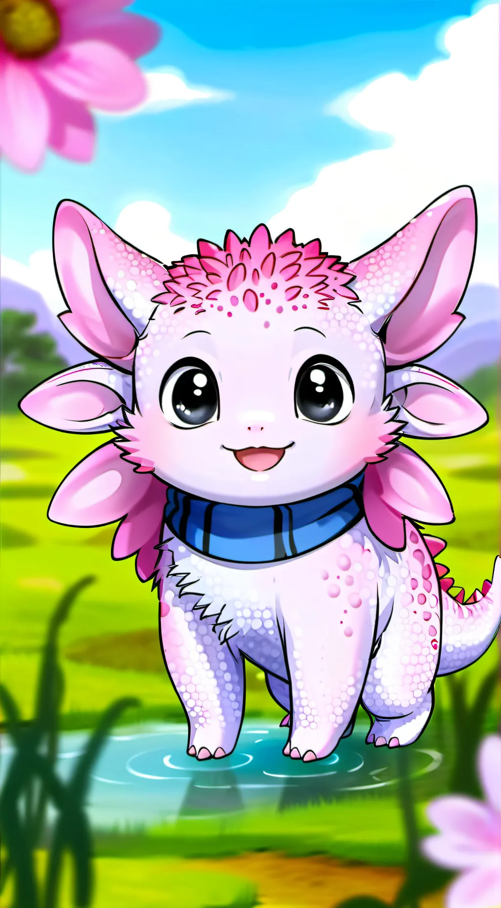 ai character: kinitoPET background