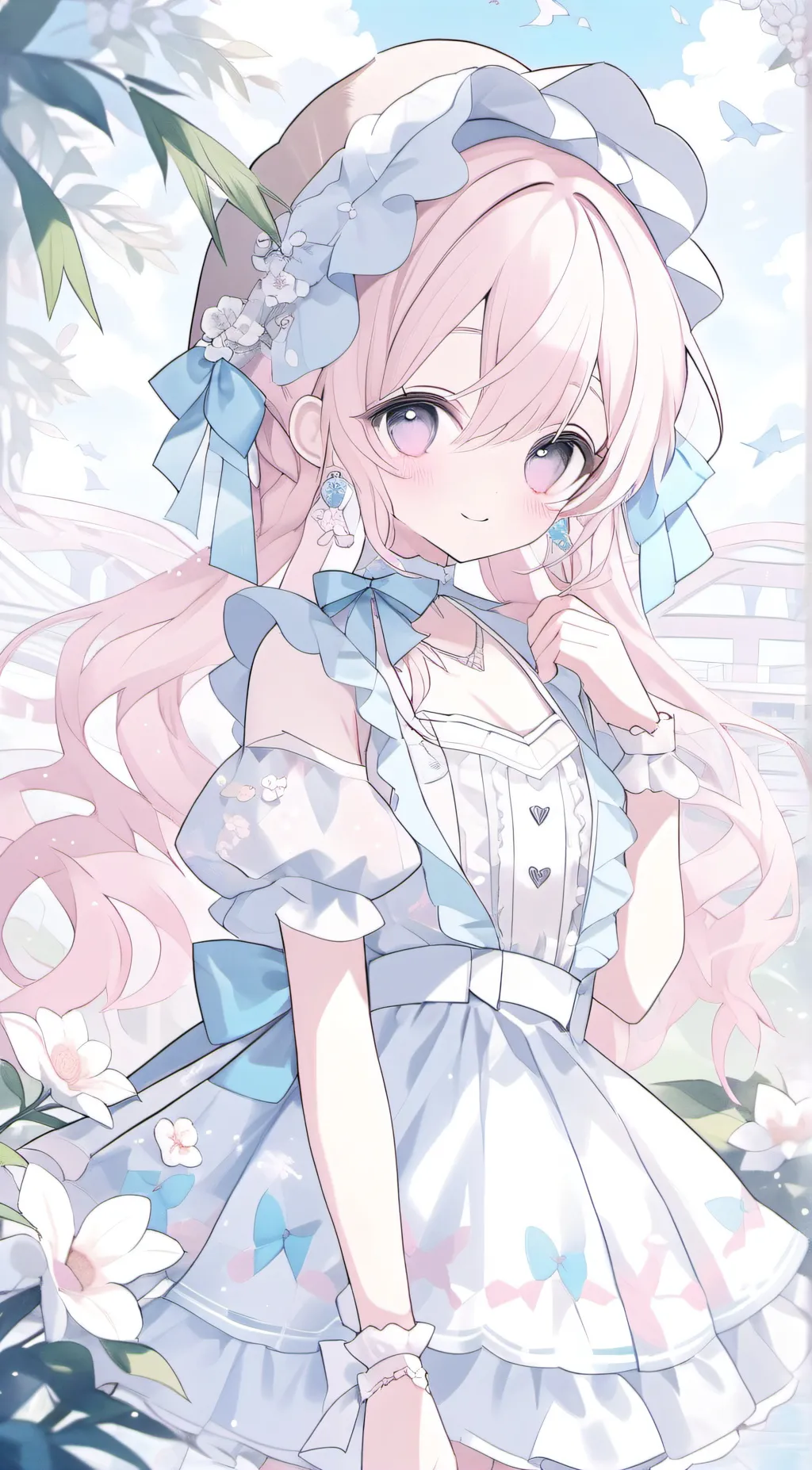 ai character: Rose background